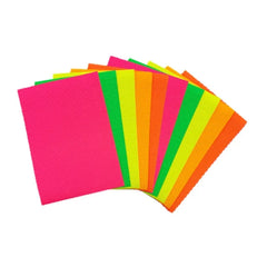 A4 Neon Color Carton, 4 Colors Pack of 100 each Sheets