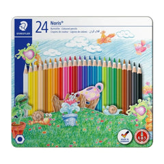 Staedtler Metal Case Pencils Colors Pack Of 24 / 145 CM24