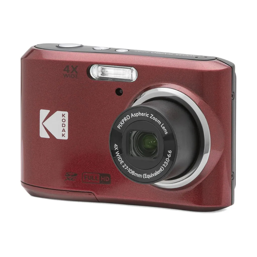 Kodak Compact Digital Camera FZ45 4x Optical Zoom CMOS, AA Batteries, Red