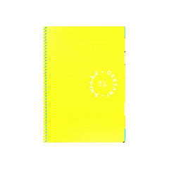 Bassile Genio 5 Subject Spiral Inverso Notebook, 70gm, 160 Sheets, B5