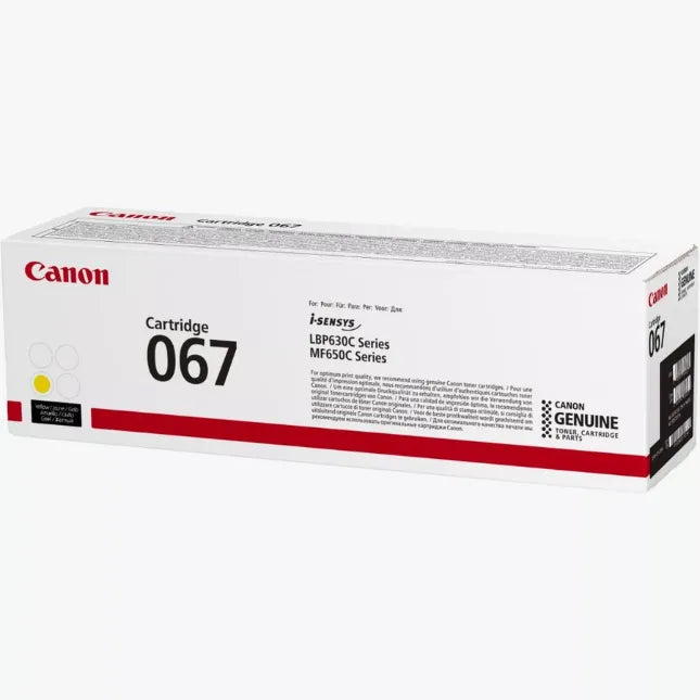 Canon 067 Yellow Toner Cartridge
