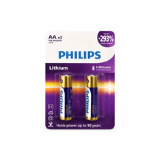 Philips Batteries Lithium AA (2 Pack)