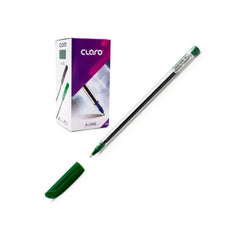 Claro A-One Pens Pack of 50, Green