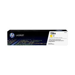 HP 126A Original LaserJet Toner Cartridge (CE310A) Yellow