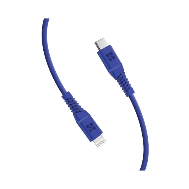 Promate Powerline-Ci120 - Blue, Data Sync & Charge Cable