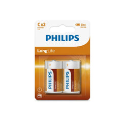 Philips Batteries Zinc C (2 Pack)