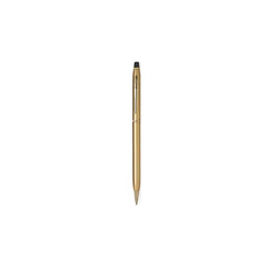 Montex Atlas Gold Ball Pen, Stainless steel clip, fine tip