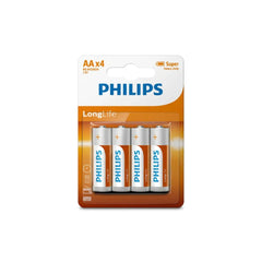 Philips Batteries Zinc AA (4 Pack)