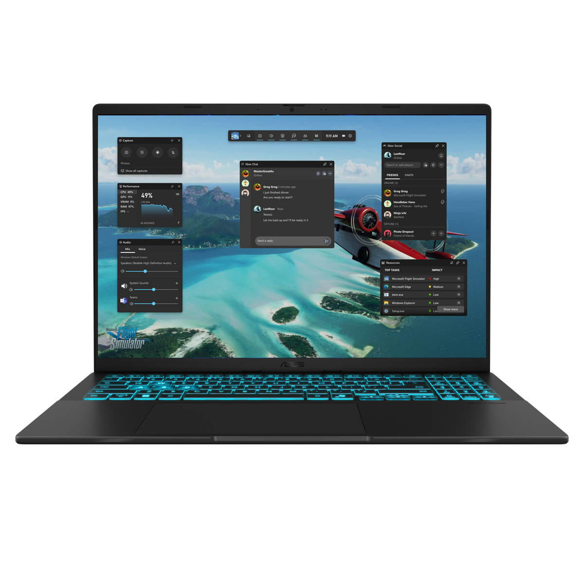 ASUS V16 (2025) Elevate Gaming & Creativity Intel Core 7 Processor 240H Up to 5.2 GHz GeForce RTX 4050 Laptop GPU 6GB 16.0-inch FHD+ 144Hz - Matte Black