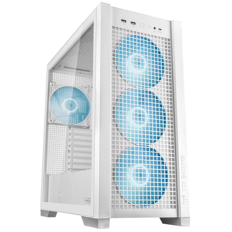 ASUS TUF Gaming GT302 ARGB Gaming Case - White