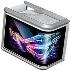 ASUS ROG Ryuo IV SLC 360 ARGB 6.67" AMOLED 3D Curved Panoramic Display, Ultra Performance All-In-One 360mm Liquid CPU Cooler, Sliding LCD Panel w/ Pre-Installed 3x ROG RYUO IV MF-12C ARGB Fan - White Edition | ROG Ryuo IV SLC 360 ARGB - White Edition