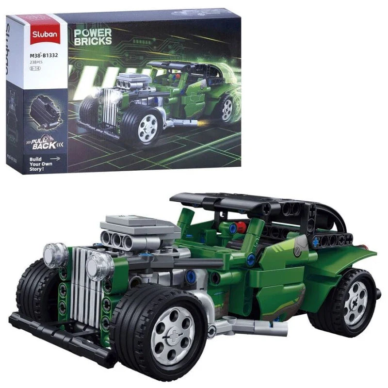 Sluban POWER BRICKS-Vintage car(Pull back) 238pcs