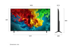 LG QNED Evo Mini LED 65Inch, Smart & 4K, AI Assistant, Dynamic QNED Color, Magic Remote - 65QNED84B6T.AMNE
