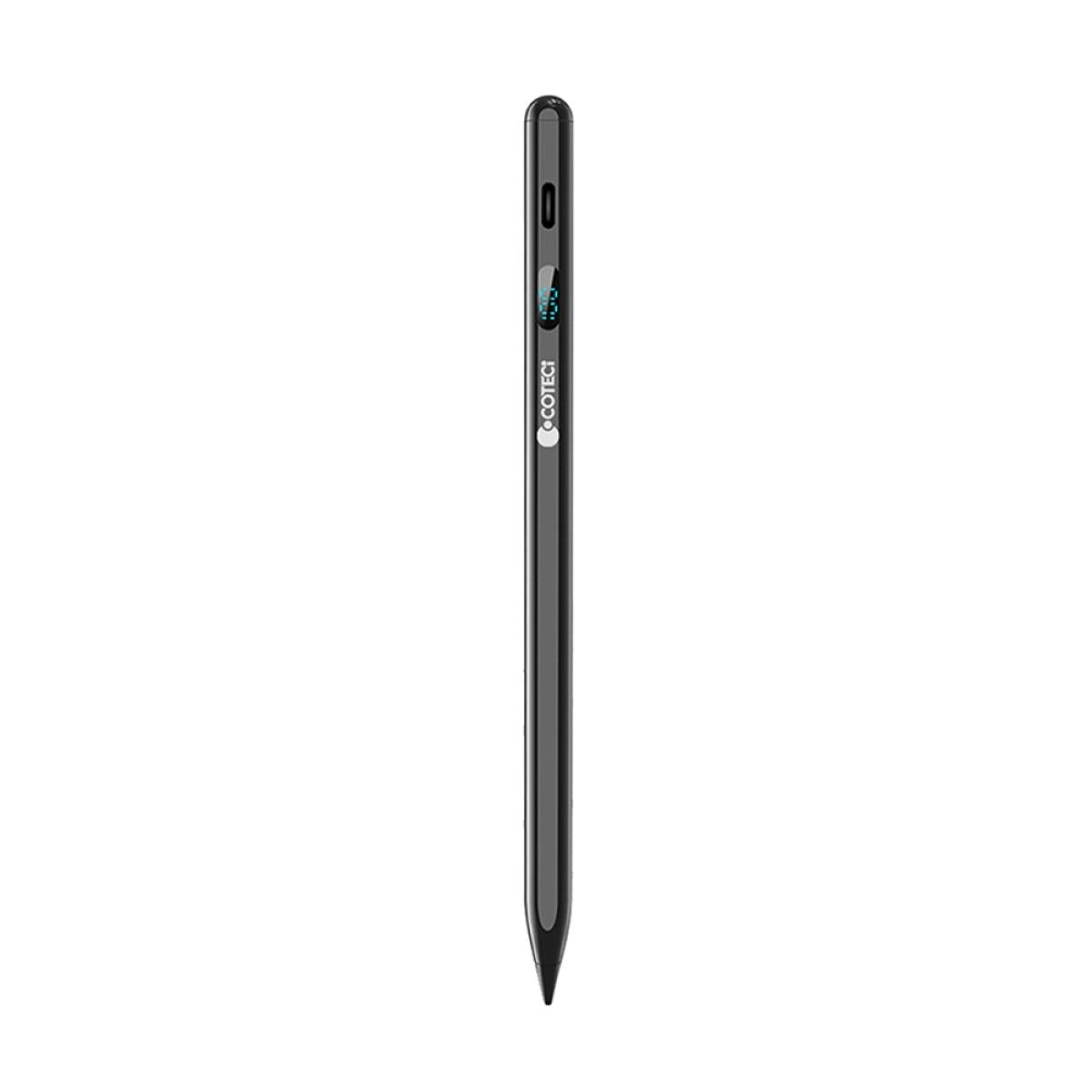 Coteci P7 Ip 019 Universal Pencil Compatible With Ios & Android Tablets Usb C Charging Magnetic Black - CompuMe