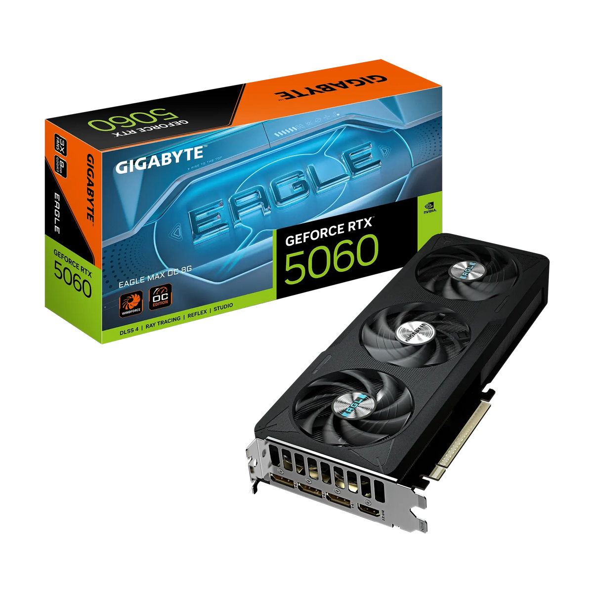 GIGABYTE GeForce RTX 5060 EAGLE MAX OC 8GB GDDR7 Graphics Card