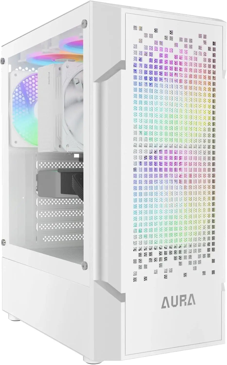Gamdias Aura Gc7 Argb  Tower Gaming Case White