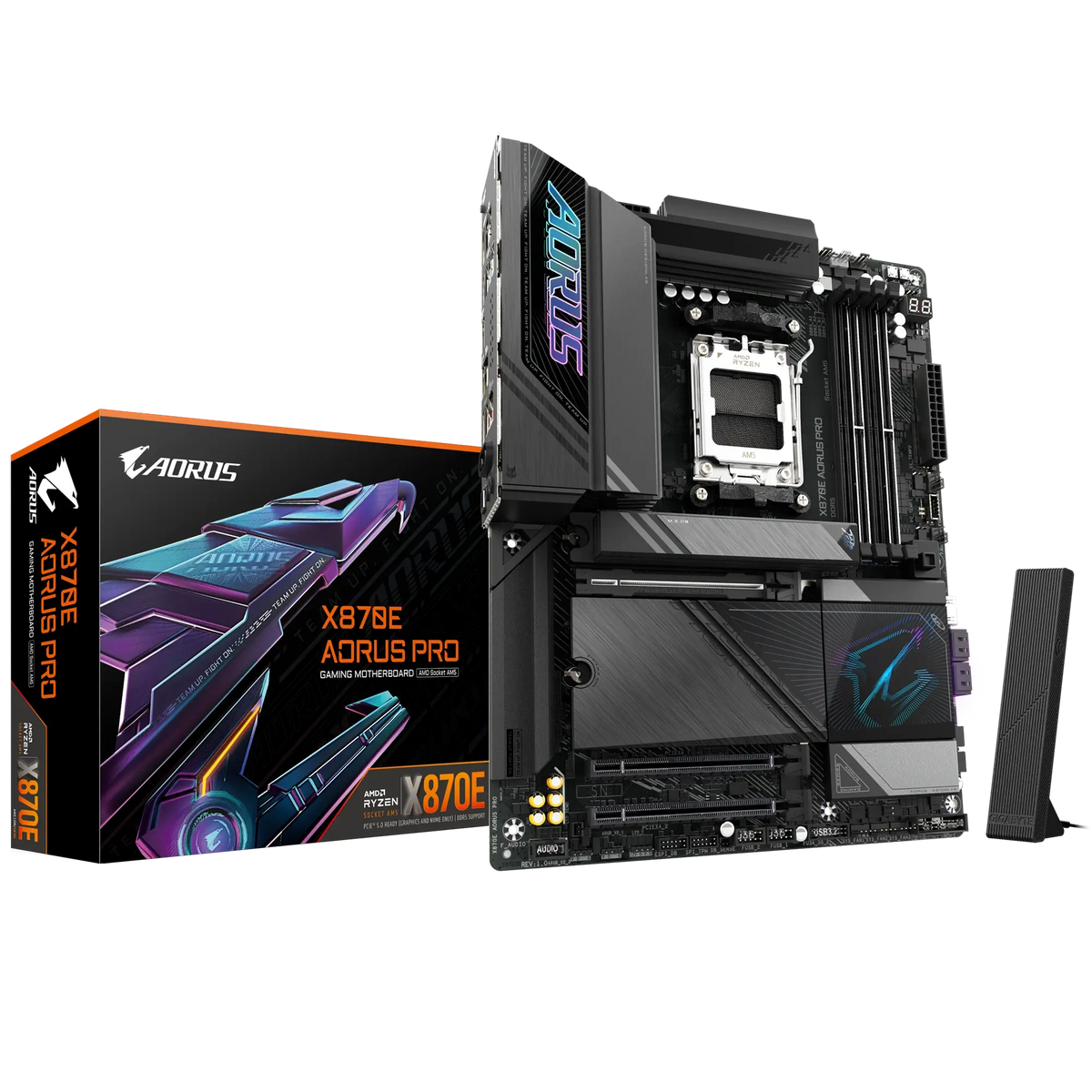 GIGABYTE X870E AORUS PRO WIFI7 & Bluetooth DDR5 Motherboard - for AMD