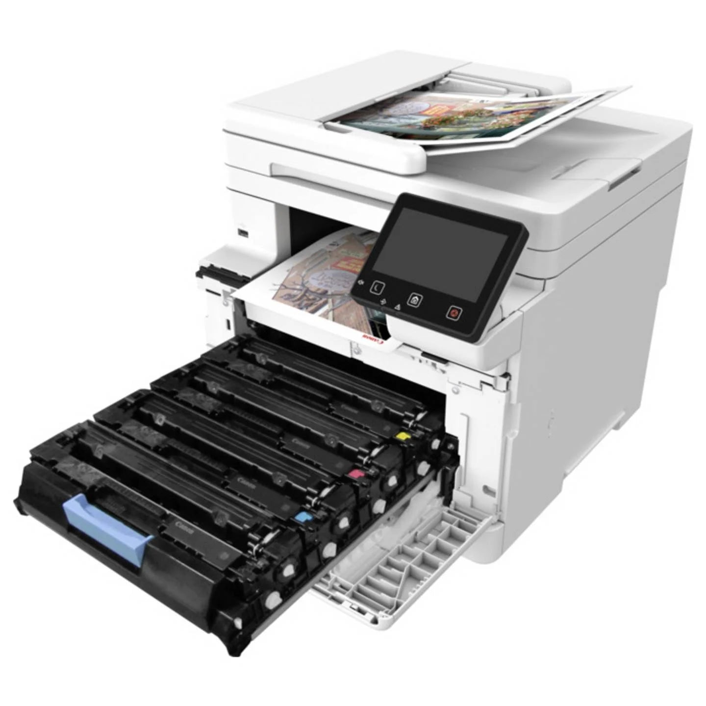 Canon I Sensys Mf664cdw 4 In 1 Multifunction Color Laser Printer Wireless, Duplex, Fax, Cloud Ready Canon I Sensys Mf664cdw 4 In 1 Multifunction Color Laser Printer Wireless, Duplex, Fax, Cloud Ready