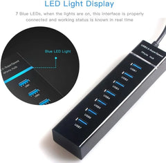 Haing Hi U701 Usb 3.0 7 Port Hub 5gbps