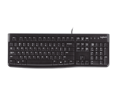 Logitech K120 USB Keyboard Spill-Resistant with Quiet Typing