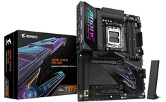 GIGABYTE X870E AORUS PRO X3D ATX AM5 Motherboard, AMD X870E Chipset, 4x DDR5 DIMM Slots, Up to 256GB Max Memory, 1x PCIe 5.0 x16 with PCIe UD Slots, 4x M.2 Slots