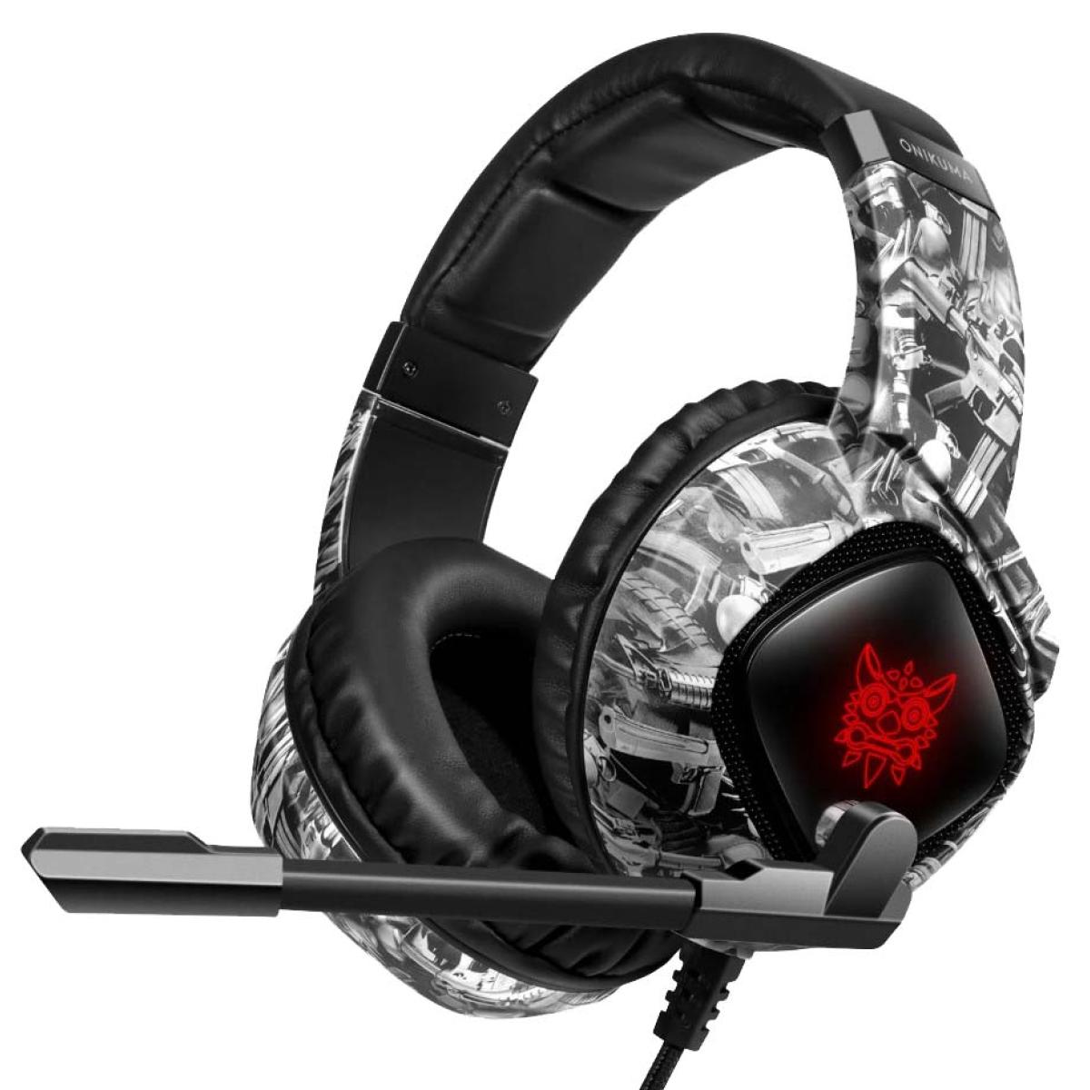 ONIKUMA K19 3.5mm Wired Gaming Headset -Grey