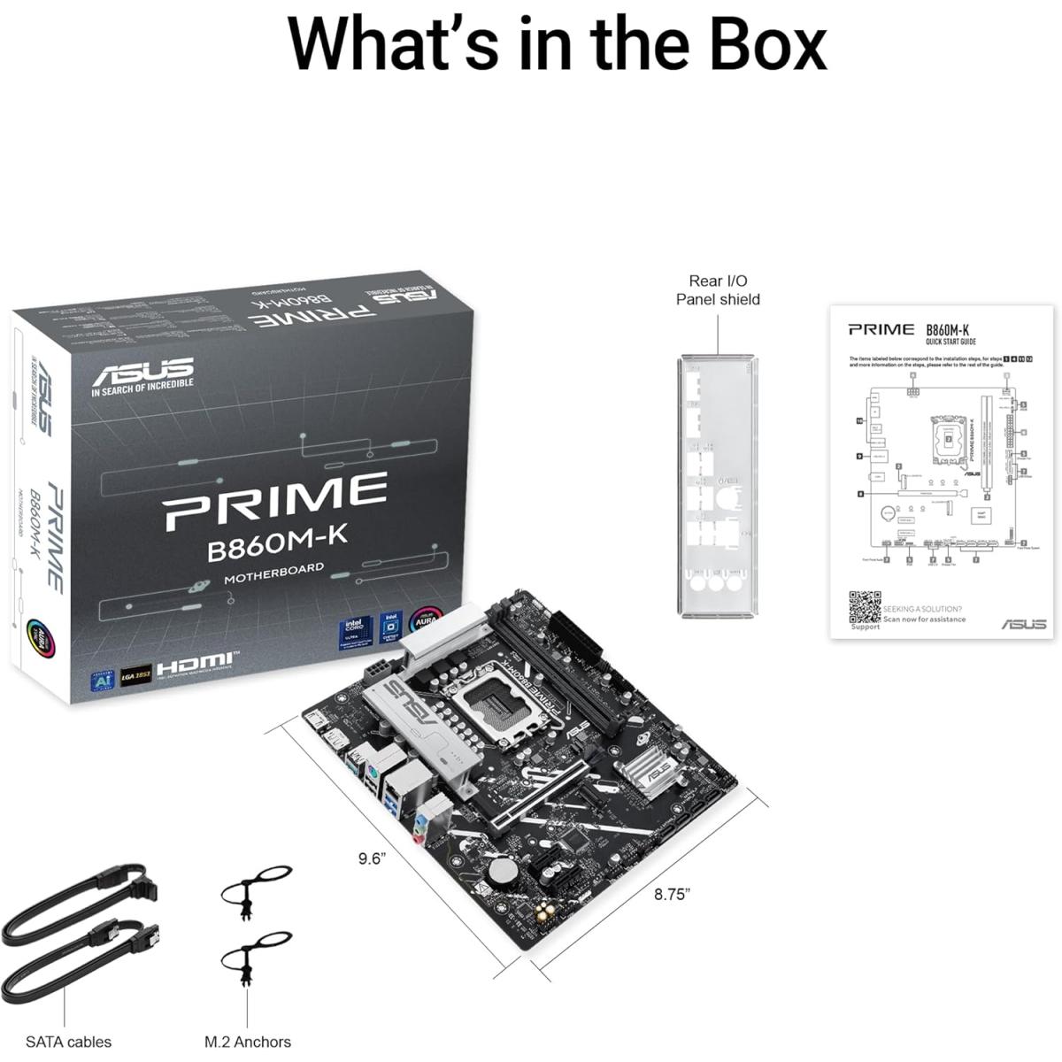 ASUS PCIe motherboard for desktop computer builds