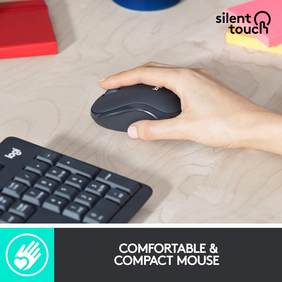 Logitech Mk295 Wireless Mouse & Keyboard W/ Silenttouch Technology Logitech Mk295 Wireless Mouse & Keyboard W/ Silenttouch Technology