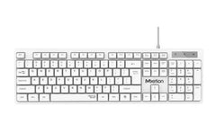 Meetion K300 Usb Standard Wired Keyboard White