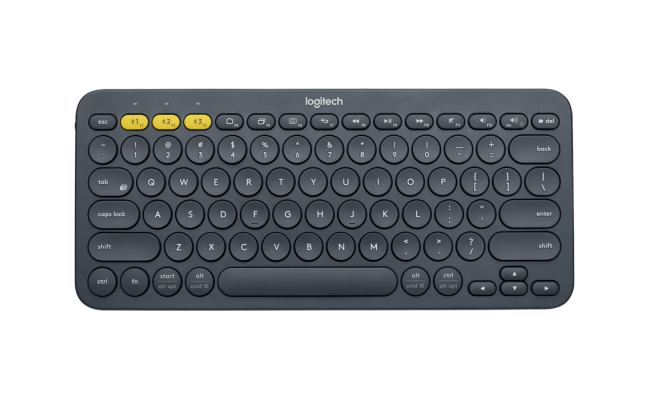 Logitech K380 Multi Device Bluetooth Keyboard Grey