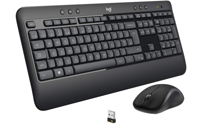 Logitech Mk540 Wireless Keyboard & Mouse Unifying Usb Receiver Arabic / English Layout Logitech Mk540 Wireless Keyboard & Mouse Unifying Usb Receiver Arabic / English Layout
