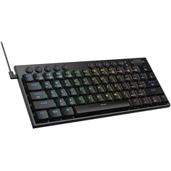 Redragon K632 Nois 60% Wired Rgb Mechanical Ultra Thin Low Profile Dedicated Media Control Linear Red Switch
