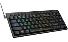 Redragon K632 Noctis 60% Wired RGB Mechanical Ultra-Thin Low Profile Dedicated Media Control - Linear Red Switch