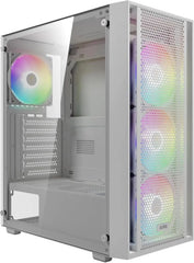 Gamdias Aura Gc2 Elite Argb  Tower Gaming Case White