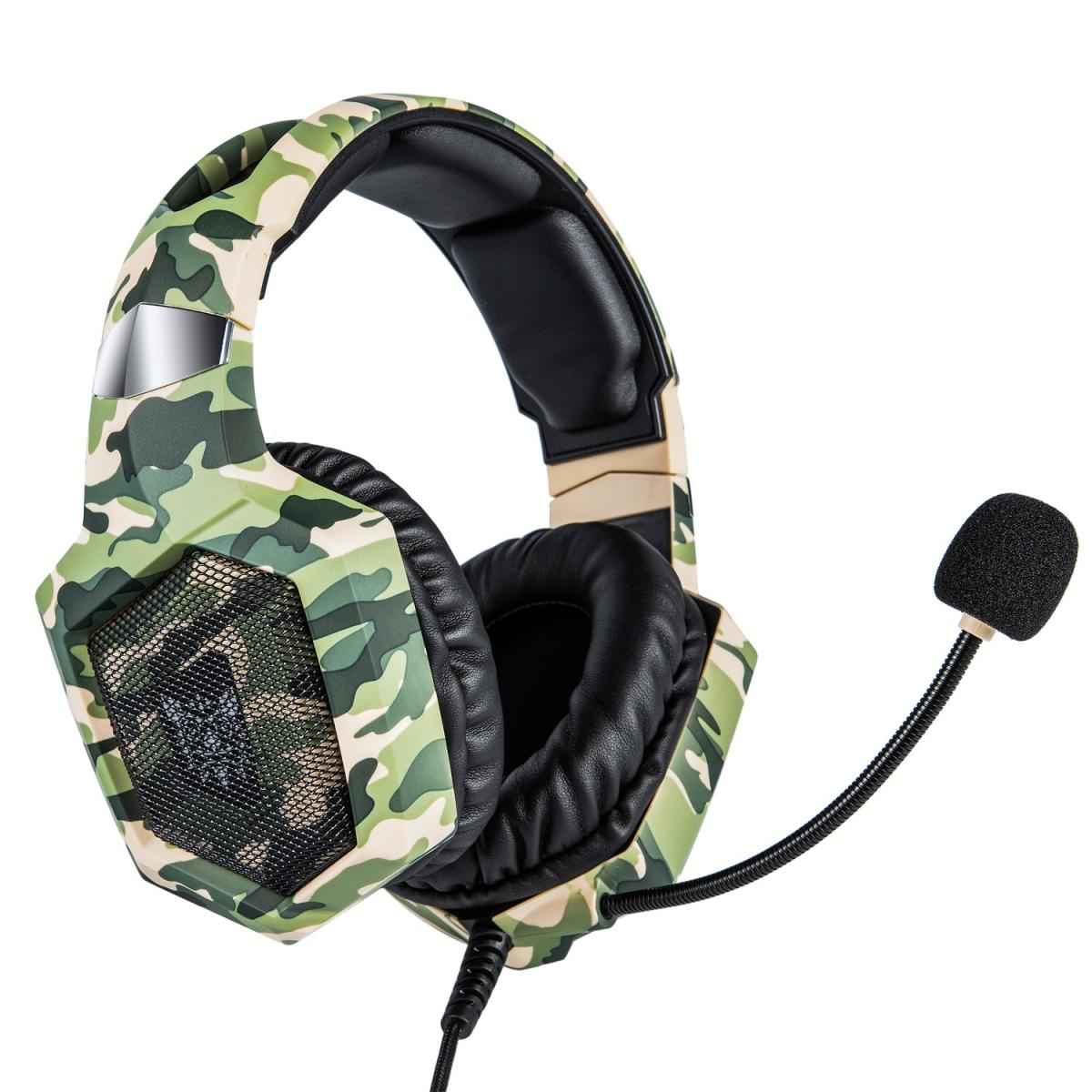 ONIKUMA K8 ARMY CAMOUFLAGE GAMING HEADSET STEREO SURROUND WITH MICROPHONE ONIKUMA K8 ARMY CAMOUFLAGE GAMING HEADSET STEREO SURROUND WITH MICROPHONE