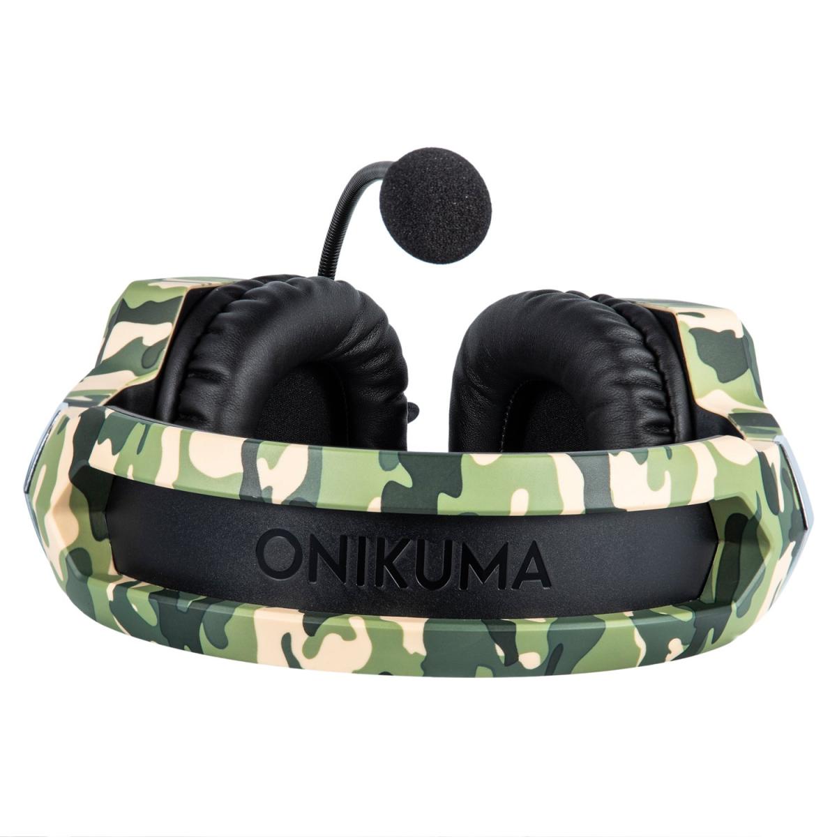 ONIKUMA K8 ARMY CAMOUFLAGE GAMING HEADSET STEREO SURROUND WITH MICROPHONE