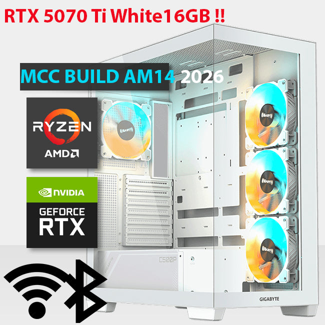 Am14 26 as Gaming Pc Build || Amd Ryzen 7 9850x3d 8 Core Gigabyte Geforce Rtx 5070 Ti Aero Oc 16gb Gddr7 Graphics Card