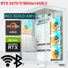Am14 26 as Gaming Pc Build || Amd Ryzen 7 9850x3d 8 Core Gigabyte Geforce Rtx 5070 Ti Aero Oc 16gb Gddr7 Graphics Card