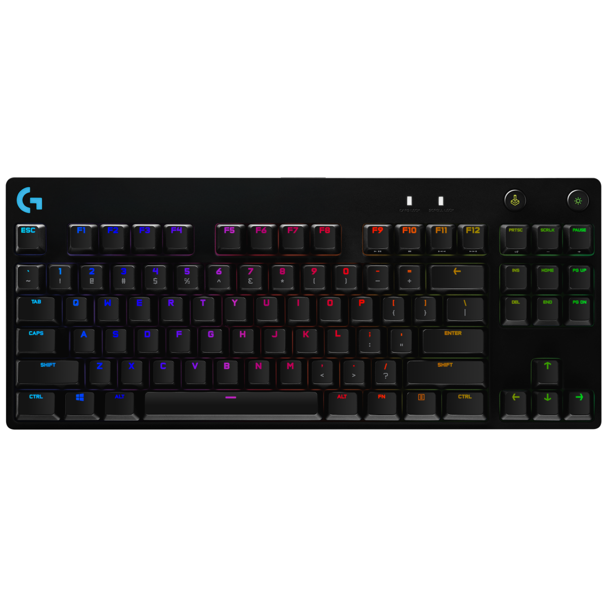 Logitech G Pro Mechanical Gaming Keyboard Backlit Keys Romer-G Clicky