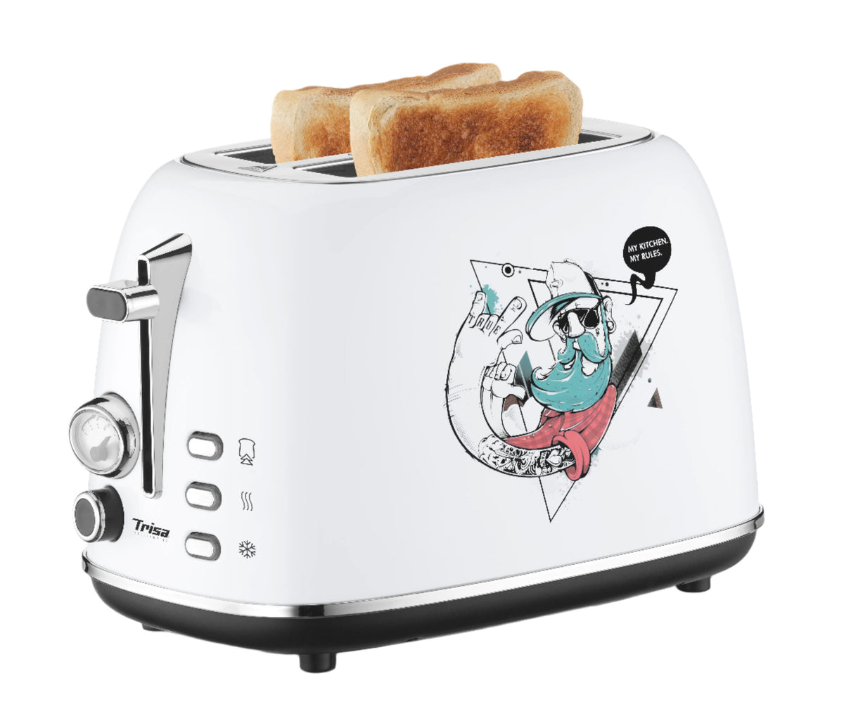 Trisa Toaster, 2Slices, 815Watts, Street Art - 7371.71