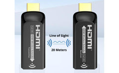 Lenkeng Lkv433mini Wireless Hdmi Full Hd 1080p Extender ( Hdmi Transmitter & Hdmi Receiver) Up To 20m Support For Video Conferences, Home Entertainment & Multimedia Education