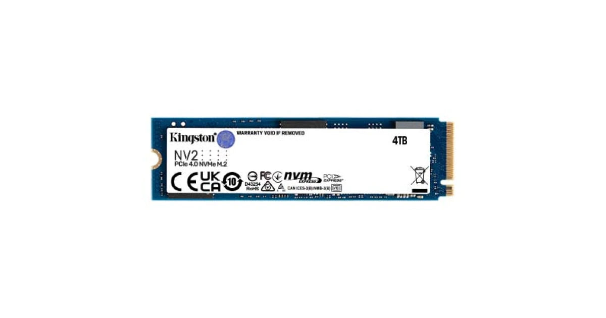 Kingston NV2 4TB PCIe 4.0 NVMe SSD