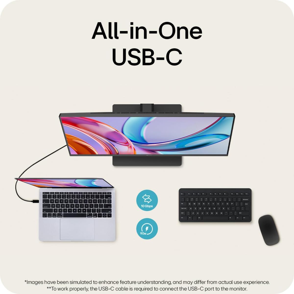 LG 4K monitor for display setup