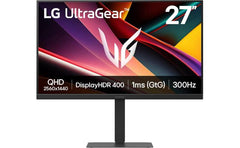 LG UltraGear G6 27G640A 27" IPS 2K 300Hz 1ms DisplayHDR 400 & 95% DCI-P3 NVIDIA® G-SYNC® Compatible Adjustable Stand w/ HDMI 2.1, USB C & Speakers - Black