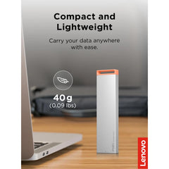 Lenovo PS8S 1TB Portable SSD USB 3.2 Gen 2 - Cool Grey