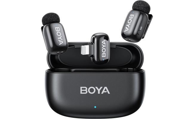 BOYA wireless microphone for audio recording