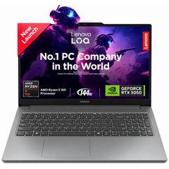 Lenovo LOQ 15ARP10E Gaming Laptop AMD Ryzen 5 150 16GB 512GB RTX 3050 6GB 15.6-inch FHD 144Hz - Luna Grey