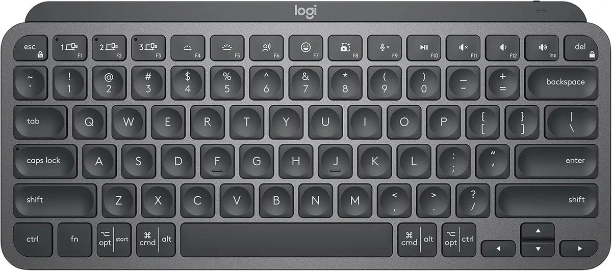 Logitech Mx Keys Mini Minimalist Wireless Illuminated Keyboard with gaming keyboard