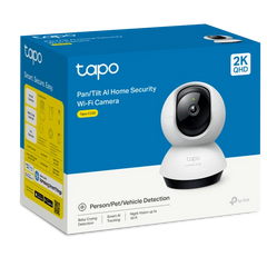 TP-LINK TAPO C220 PAN AND TILT AI HOME SECURITY WI-FI CAMERA 2K QHD BABY MONITOR, MOTION DETECTION, MOTION TRACKING, 2-WAY AUDIO, NIGHT VISION