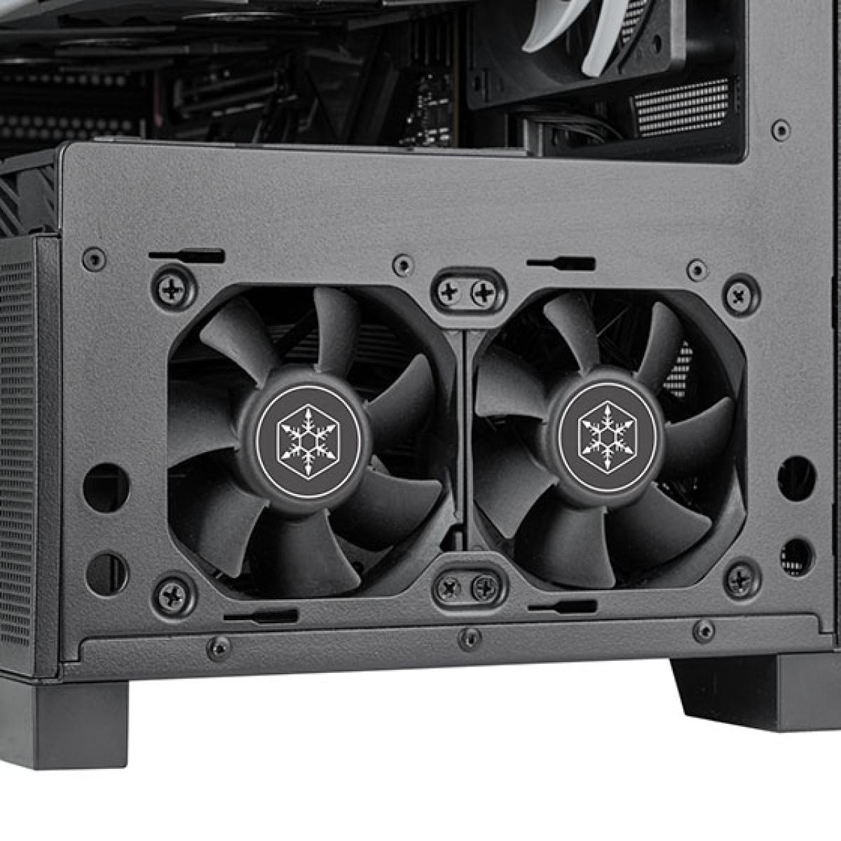 SilverStone ARGB PC case for desktop computer builds and component installation